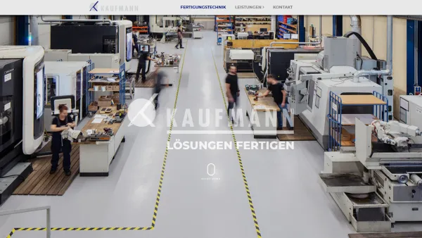 Website Screenshot: Maschinenbau Kaufmann Gmbh - KAUFMANN Fertigungstechnik GmbH | 6870 Reuthe bei Bezau | Bregenzerwald, Vorarlberg, O?sterreich - Date: 2023-06-14 10:41:06