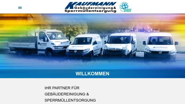 Website Screenshot: Horst Wolfgang www.kaufmann-reinigungen.com - KAUFMANN Gebäudereinigung & Sperrmüllentsorgung - Wolfurt, Bersbuch, Vorarlberg, Österreich - Date: 2023-06-15 16:02:34