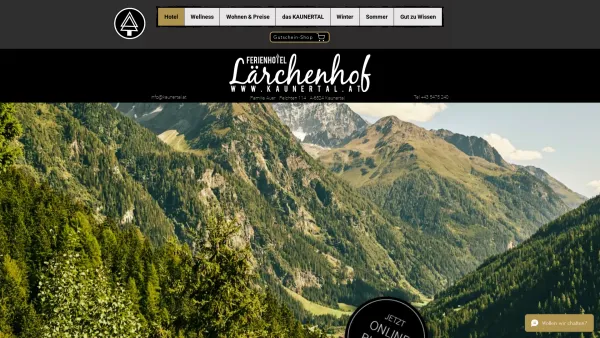 Website Screenshot: Hotel Lärchenhof Kaunertal Tirol - Wandern | Lärchenhof Kaunertal Tirol | Feichten Im Kaunertal - Date: 2023-06-23 12:04:43