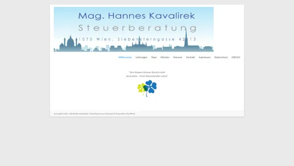 Website Screenshot: Mag. Hannes Kavalirek - Date: 2023-06-14 10:41:06