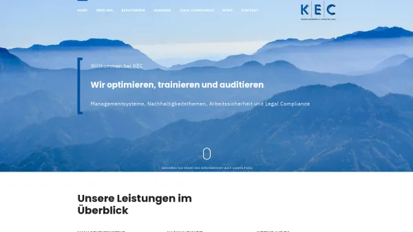 Website Screenshot: KEC - Kanzian Engineering und Consulting GmbH - KEC – KANZIAN ENGINEERING & CONSULTING GmbH - Date: 2023-06-23 12:04:43