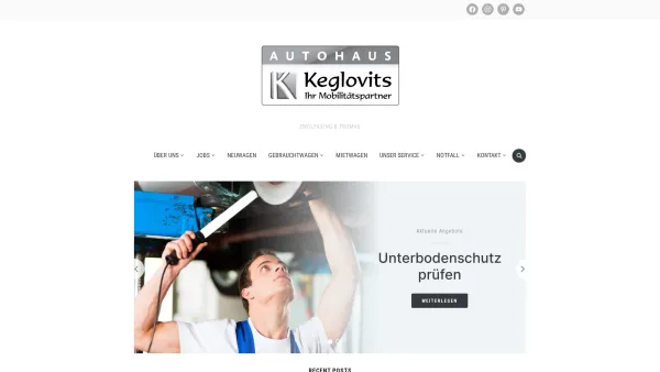 Website Screenshot: Autohaus Keglovits - Autohaus Keglovits - Zwölfaxing & Trumau - Date: 2023-06-23 12:04:43