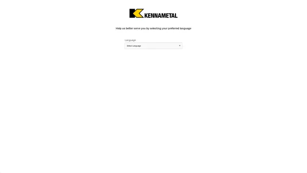 Website Screenshot: Kennametal - Home | Kennametal - Date: 2023-06-23 12:04:43