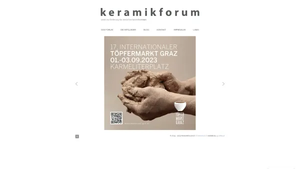 Website Screenshot: Keramik Manufaktur Petra Wildbacher Garanas 4 8541 Keramikermeisterin Bad Schwanberg Tel. 06644237974 - keramikforum - Date: 2023-06-23 12:04:46