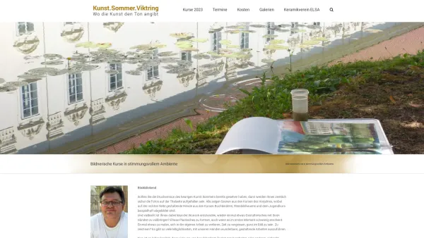 Website Screenshot: Keramikgruppe ELSA-Viktring - Kunst.Sommer.Viktring – Wo die Kunst den Ton angibt - Date: 2023-06-15 16:02:34
