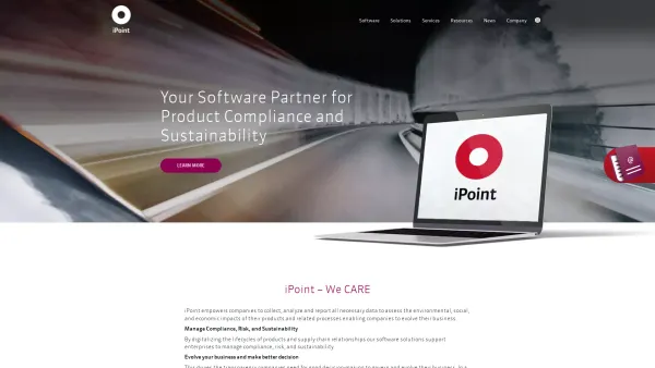 Website Screenshot: KERP - iPoint - Software & Consulting for Product Compliance and Sustainability - iPoint-systems - Date: 2023-06-23 12:04:46