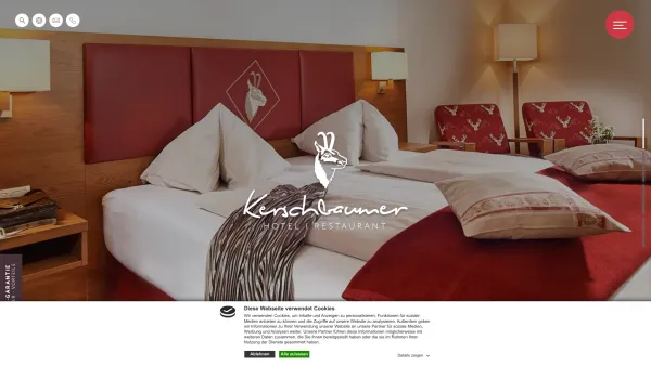 Website Screenshot: Gasthof Restaurant Kerschbaumer - Hotel Kerschbaumer Russbach, Salzburger Land 3 Sterne Superior Hotel ☎ 06242 379 - Date: 2023-06-23 12:04:46