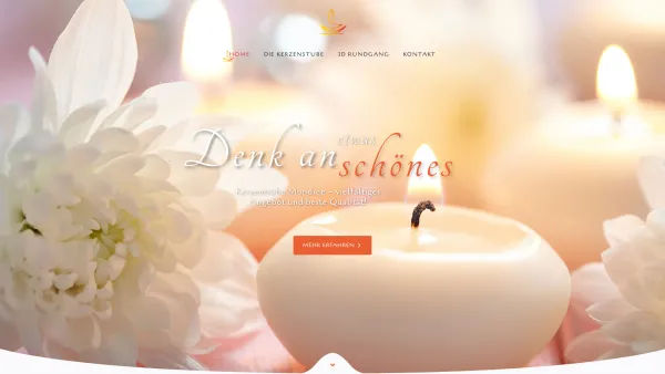 Website Screenshot: Kerzenstube - Kerzenstube Mondsee - Kerzen - Seifen - Dekoration - Gestaltung - Date: 2023-06-23 12:04:46