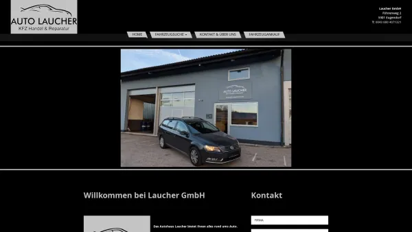Website Screenshot: Ing. Johann Kfz Laucher - Laucher GmbH - Date: 2023-06-14 10:41:09