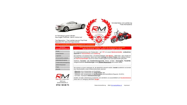 Website Screenshot: Mauhart Ronald - RM - Wir retten Ihr Fahrzeug - Date: 2023-06-14 10:41:09
