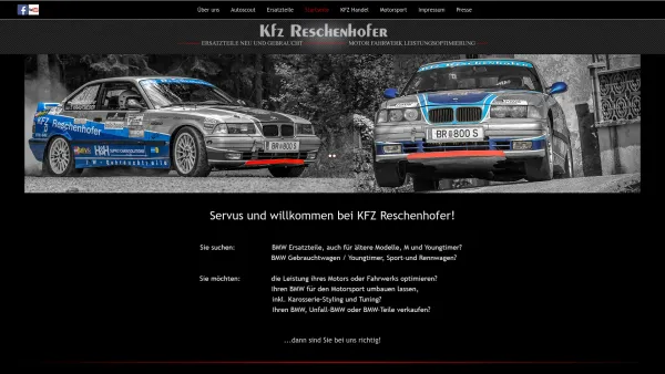 Website Screenshot: KFZ Reschenhofer - Startseite - Date: 2023-06-14 10:38:21