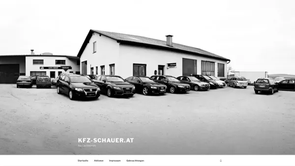 Website Screenshot: Josef Schauer KFZ-Fachbetrieb - Kfz-Schauer.at – Kfz Fachbetrieb - Date: 2023-06-23 12:04:46