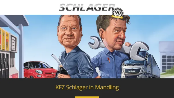 Website Screenshot: Autohaus Schlager Mandling - Home - KFZ-Schlager - Date: 2023-06-23 12:04:46
