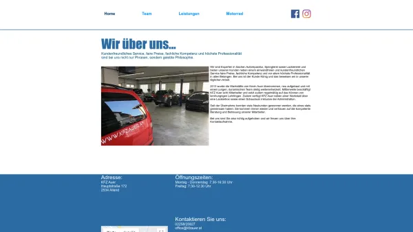 Website Screenshot: KFZ AUER - KFZ Auer | Hauptstraße 172 | KFZ Werkstatt Alland - Date: 2023-06-15 16:02:34