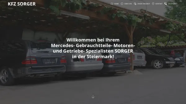 Website Screenshot: Kurt Sorger KEG KFZ Sorger - Home - Date: 2023-06-14 10:36:53