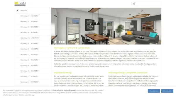 Website Screenshot: K&H Immobilien und Beteiligungsgesellschaft mit beschränkter Haftung - KH-IMMO | Karoline Höltge - Objekt -> Hohe Luft 10 in Zeven - Date: 2023-06-23 12:04:48