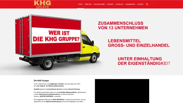 Website Screenshot: KHG-Gruppe - KHG Zentrale - Date: 2023-06-23 12:04:48