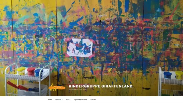 Website Screenshot: Kindergruppe Servitenviertel - Kindergruppe Giraffenland – Kinderbetreuung in Wien - Date: 2023-06-23 12:04:49