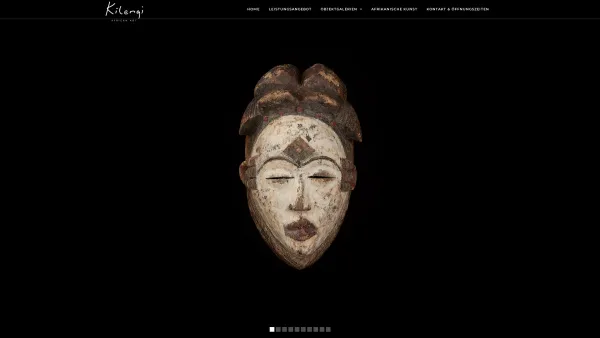Website Screenshot: Galerie Kilengi - Kilengi African Art - Afrikanische Kunst in Wien - Date: 2023-06-23 12:04:49