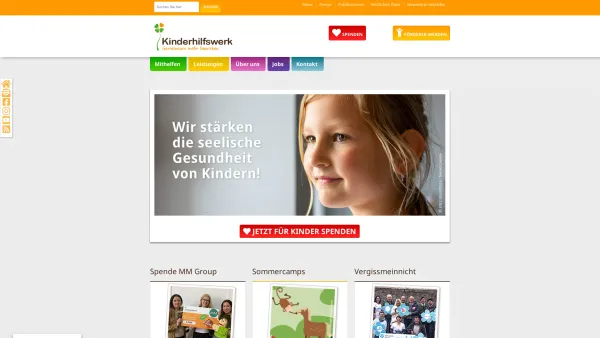 Website Screenshot: VereKinderhilfswerk - - Verein Kinderhilfswerk - Date: 2023-06-23 12:04:51