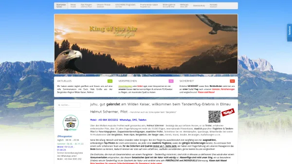 Website Screenshot: Tandem Flights Schermer PlaceHolder for king-of-the-air.com - Flycenter.at Tandemfliegen - Date: 2023-06-23 12:04:51