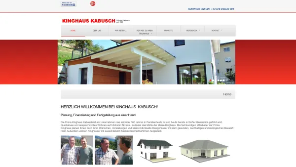 Website Screenshot: Kinghaus GmbH Kabusch - Home - Date: 2023-06-23 12:04:51