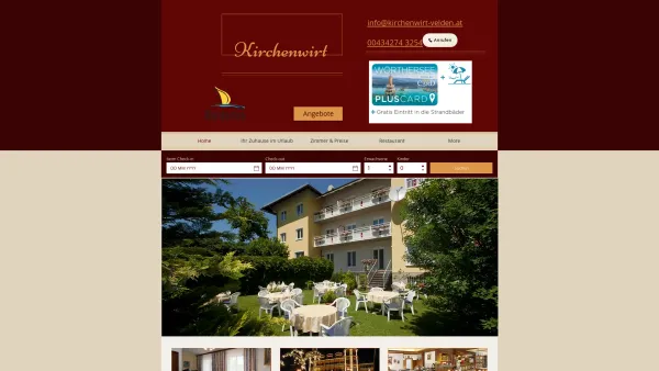 Website Screenshot: Hotel Restaurant Kirchenwirt - Home | Kirchenwirt - Date: 2023-06-23 12:04:54