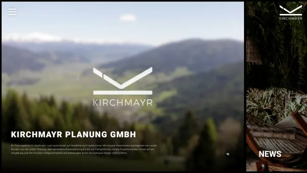 Website Screenshot: Kirchmayr Planung GmbH - Kirchmayr Planungsbüro für Hotellerie und Gastronomie - Date: 2023-06-15 16:02:34