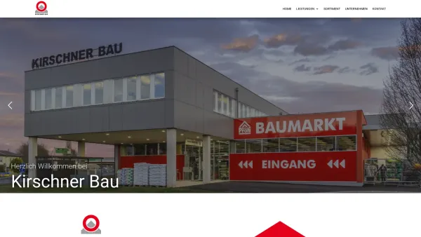 Website Screenshot: Kirschner Bau GmbH & CoKG - Startseite - Kirschnerbau - Date: 2023-06-23 12:04:54