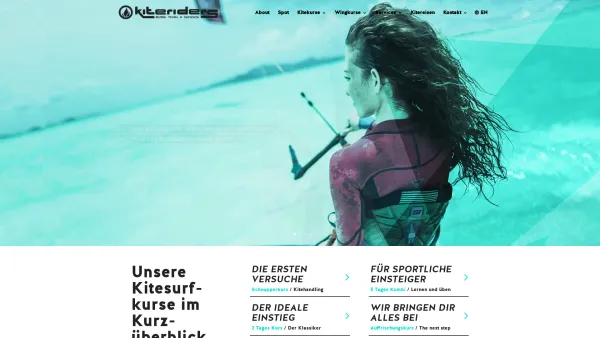 Website Screenshot: Kiteriders - Kitesurfschule in Podersdorf am Neusiedler See - Kiteriders - Date: 2023-06-14 10:41:12