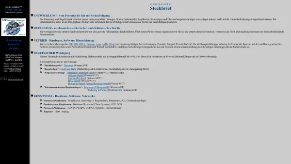 Website Screenshot: k.j.m. systems - KJM - Koch Josef Max - Elektronik und Regeltechnik - Date: 2023-06-14 10:41:12