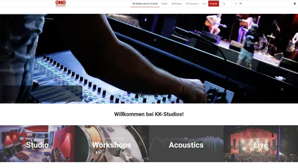 Website Screenshot: KK-STUDIOS - KK-Studios the art of sound • KK-Studios.net - Date: 2023-06-23 12:04:57