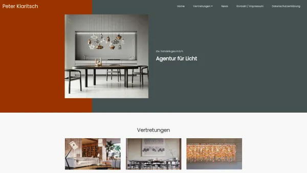 Website Screenshot: D.E. HandelsgmbH Peter Klaritsch - Home - Date: 2023-06-23 12:04:57