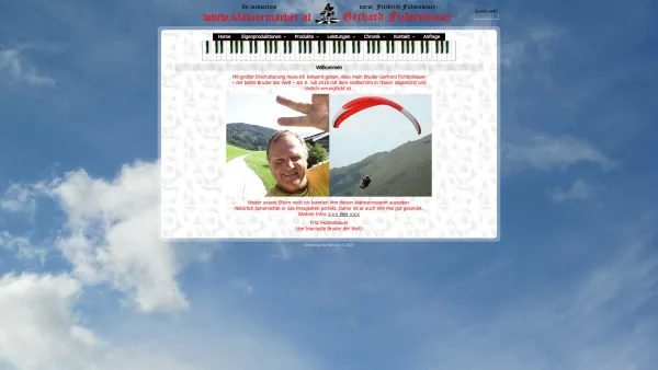 Website Screenshot: Klaviermachermeister Gerhard Fichtenbauer - klaviermacher.at | Klaviermachermeister Gerhard Fichtenbauer | 1020 Wien - Date: 2023-06-23 12:04:57