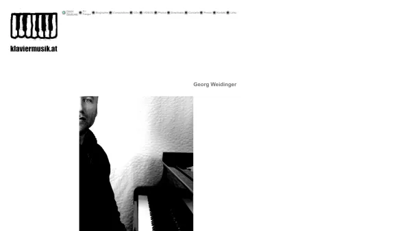 Website Screenshot: klaviermusik.at Dr Dr. Georg Weidinger - klaviermusik.at - Georg Weidinger - Date: 2023-06-23 12:04:57