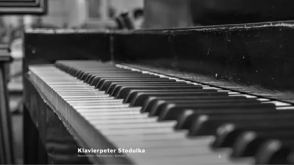 Website Screenshot: Klavierpeter Stodulka - Klaviertechnik – Stimmservice – Wartung | Klavierpeter Stodulka - Date: 2023-06-15 16:02:34