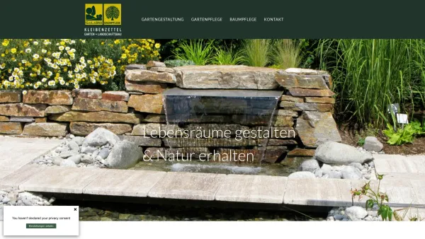 Website Screenshot: Ing. Christian Kleibenzettel Garten und Landschaftsbau - Gartengestaltung Wien & Umgebung - kleibenzettel.at - Date: 2023-06-14 10:41:12