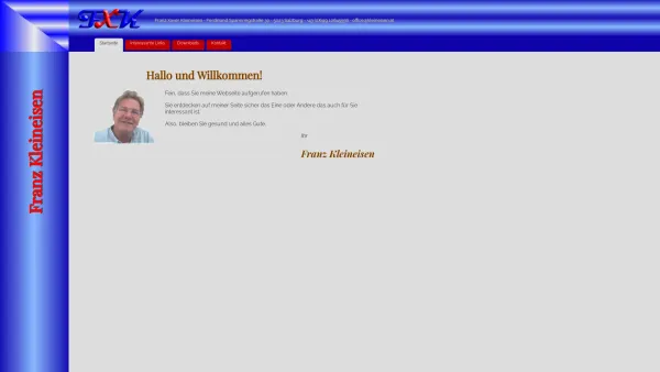 Website Screenshot: Franz Xaver Kleineisen - Kleineisen EDV Salzburg - Date: 2023-06-14 10:38:24