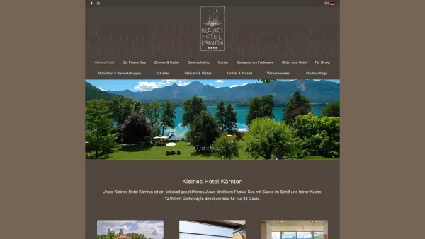 Website Screenshot: Kleines Hotel Kärnten - Kleines Hotel - Kleines Hotel Kärnten - Date: 2023-06-23 12:04:59