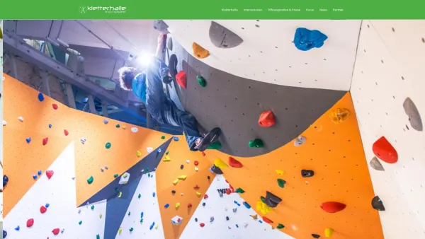 Website Screenshot: Indoor & Outdoor Kletterhalle Mondsee - Klettern und Bouldern in der Kletterhalle Mondsee - Date: 2023-06-23 12:05:00