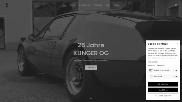 Website Screenshot: Klinger OEG - Home | Klinger OG Kfz- und Motorradtechnik - Date: 2023-06-14 10:41:15