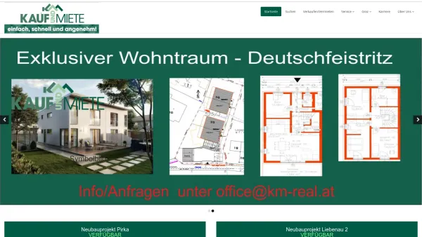 Website Screenshot: Kauf & Miete - Kauf&Miete - Verbund von Immobilienmaklern für den Großraum Graz - Date: 2023-06-15 16:02:34