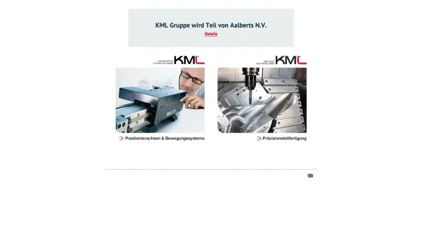 Website Screenshot: KML Linear Motion Technology GmbH - KML Linear Motion Technology GmbH - KML Precision Machining GmbH  - KML Linear Motion Technology GmbH - Date: 2023-06-23 12:05:03