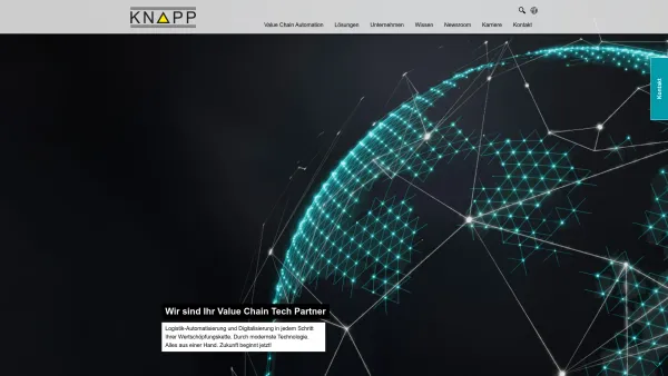 Website Screenshot: KNAPP AG - KNAPP – Automatisierungslösungen für die gesamte Value Chain - Date: 2023-06-23 12:05:03