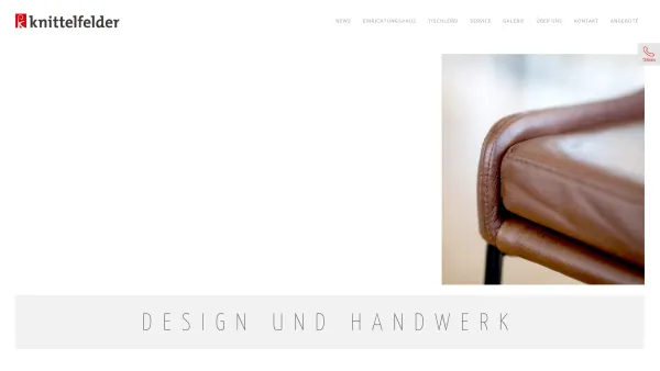 Website Screenshot: Einrichtungshaus & Tischlerei Knittelfelder eU - Startseite - Knittelfelder - Date: 2023-06-23 12:05:05