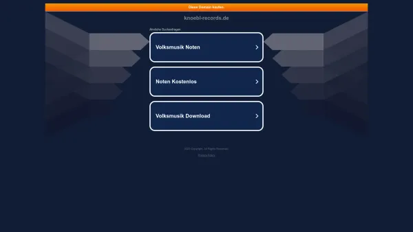 Website Screenshot: Wilkommen bei Knöbl Records Online - knoebl-records.de - Date: 2023-06-14 10:36:50