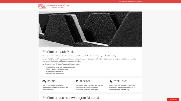 Website Screenshot: ANNA KNOLL PROFILFÜLLER - Profilfüller nach Maß - Jakob Knoll Profifüller - Date: 2023-06-23 12:05:05