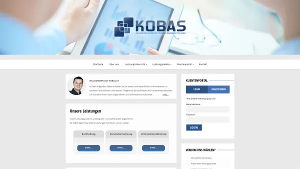 Website Screenshot: KOBAS, Bilanzbuchhaltung und Unternehmensberatung - Kobas GmbH – Bilanzbuchhaltung und Unternehmensberatung - Date: 2023-06-23 12:05:06
