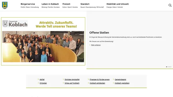 Website Screenshot: Gemeindeamt Gemeinde Koblach - Gemeinde Koblach – Gemeinde Koblach - Date: 2023-06-23 12:05:06
