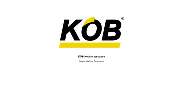 Website Screenshot: KÖB Holzfeuerungen GmbH - Date: 2023-06-14 11:36:15